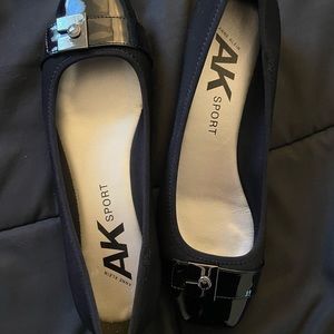Anne Klein black flats